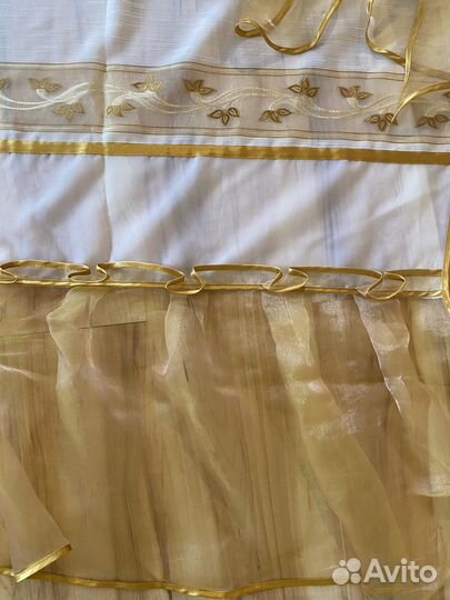 Тюль 3 м для кухни