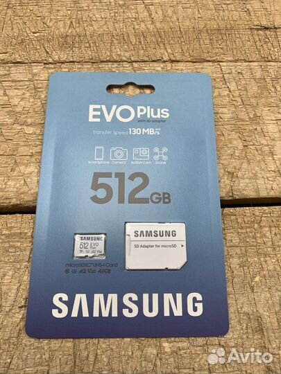 Новые Micro SD Samsung 512GB EVO plus