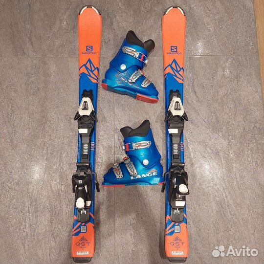 Горные лыжи Salomon детские 100 с ботинками