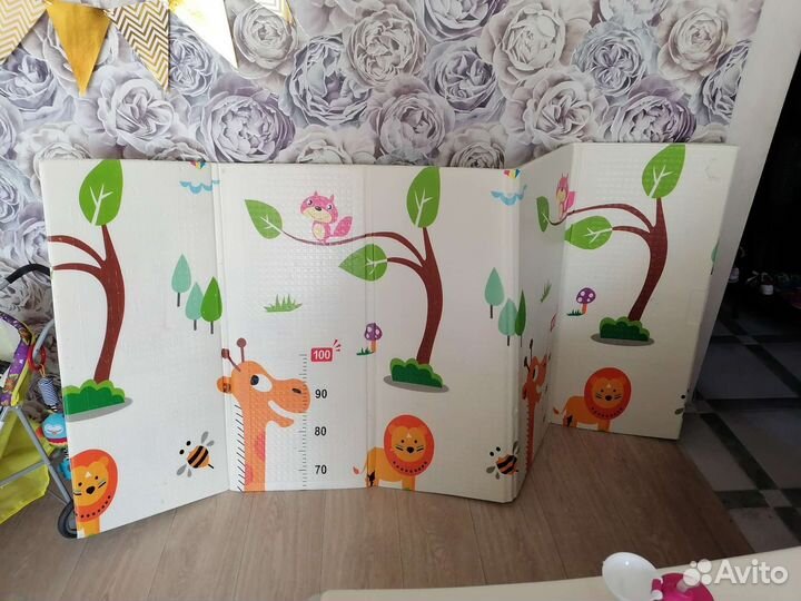 Детский игровой коврик складной