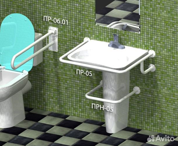 Поручень для раковины