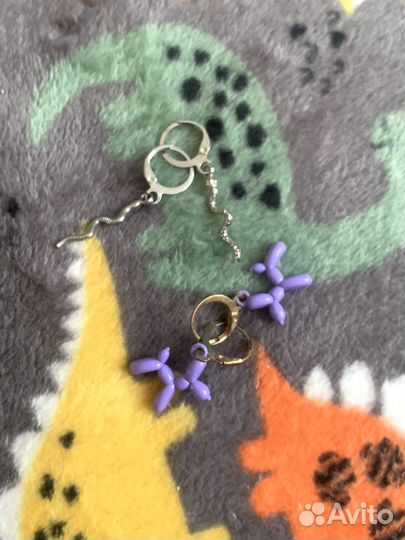 Серьги бижутерия