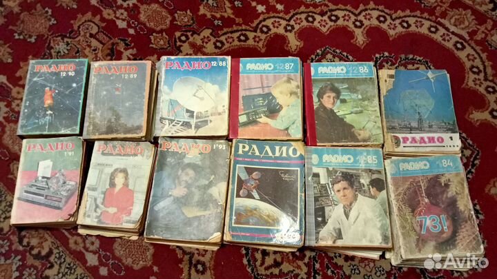 Подшивки журналов Радио с1974г по 1995гг