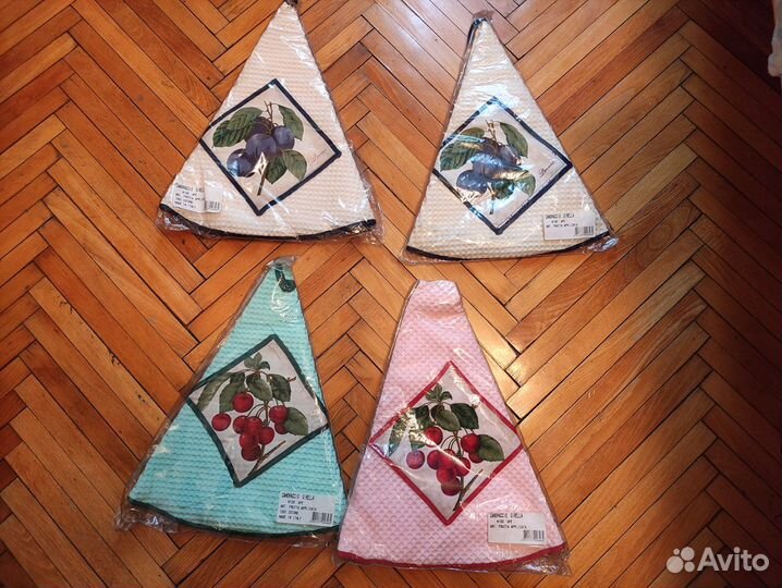 Оригинальные кух. круглые полотенца, Италия, нов