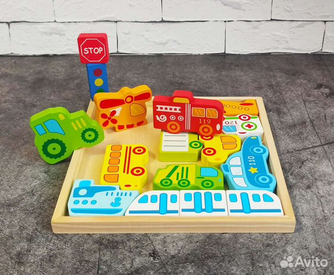Развивающие деревянные игрушки