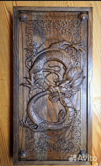 Нарды резные ручной работы 