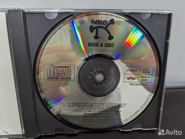 Basie&Zoot 1976 Japan CD