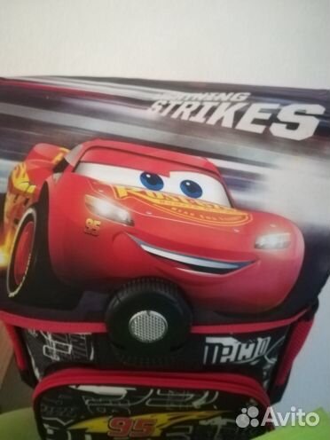 Ранец Молния Маккуин McQueen почти новый Тачки