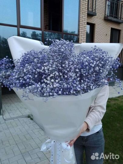 Букет цветов, гипсофила