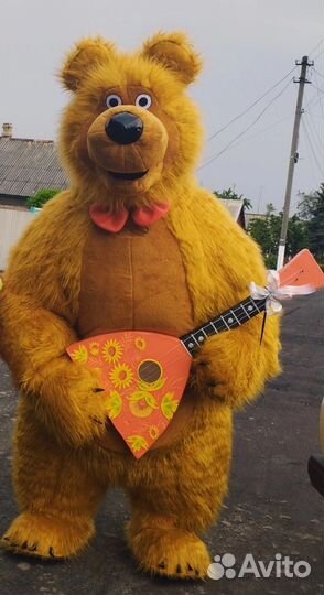 Медведь маша и медведь,ростовая кукла