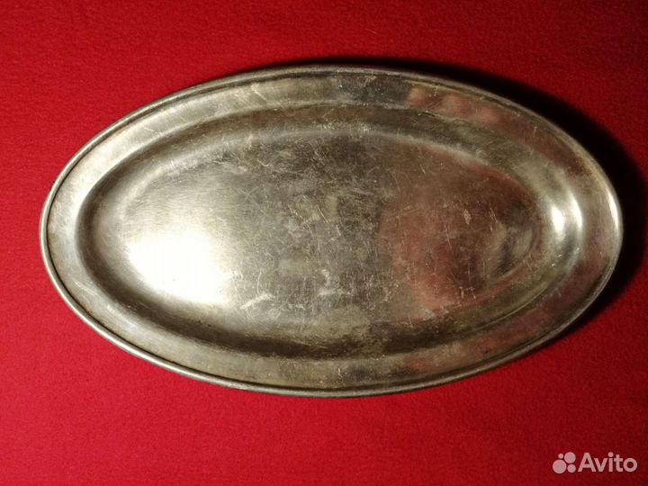 Поднос мельхиоровый. Кольчугино. мнц
