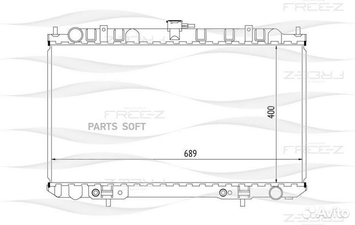 Радиатор охлаждения KK0243
