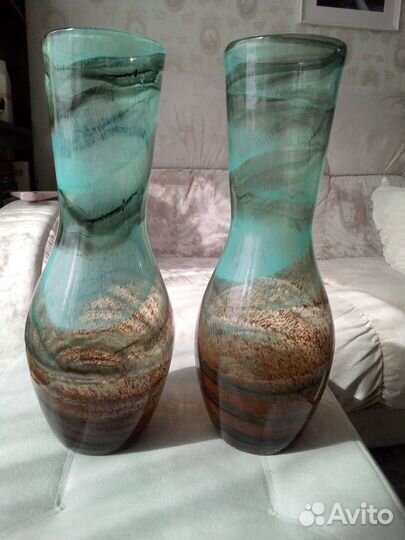 Вазы, стекло