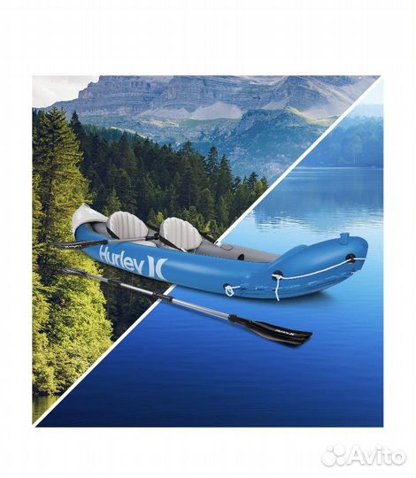 Надувной 2-местный каяк
