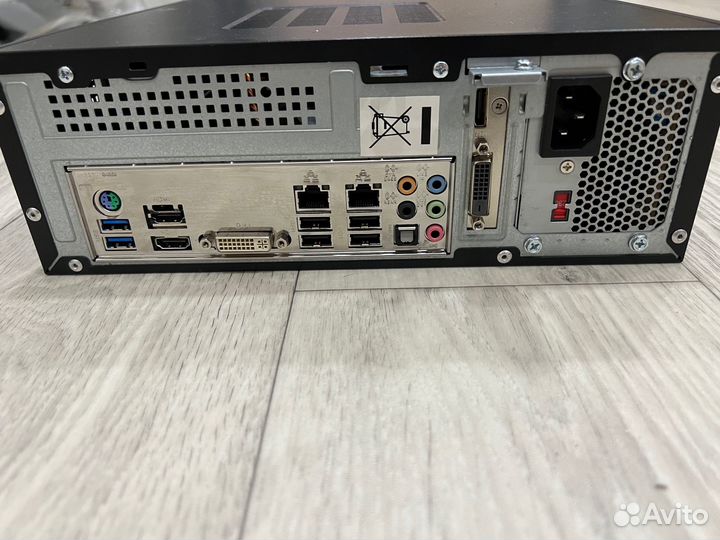 Мини игровой на intel i7+ gt 1030+16Гб+ssd