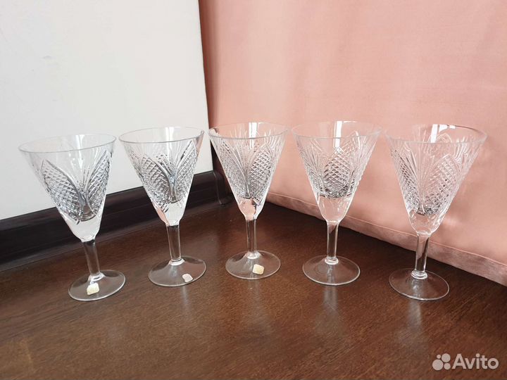 Советские фужеры, бокалы, рюмки, стопки, стаканы