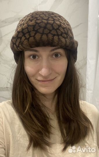 Шапка норковая женская