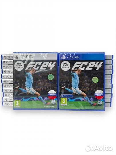 FC24 24 pc5 ps4 диск русский язык
