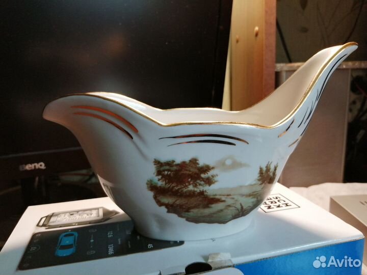 Хрустальные кружки и чайник из СССР