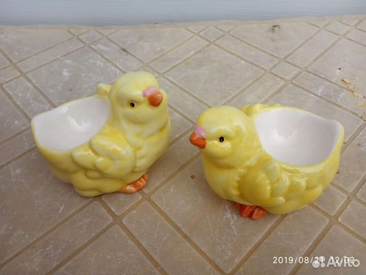 Блюдо для яиц. Новое. Фарфор