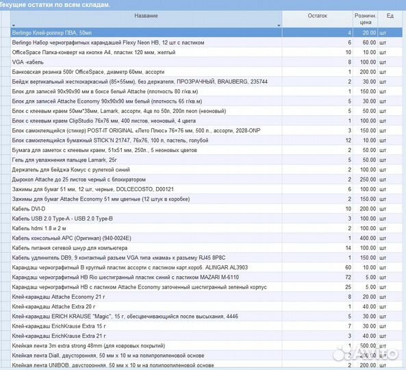 Канцелярские товары