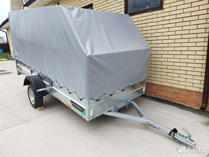 Прицеп одноосный 3х1,5м с тентом