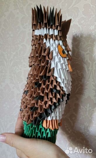Сова из бумаги