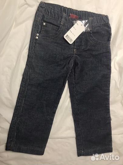 Джинсы детские под вельвет Fixoni (Дания), темно-с