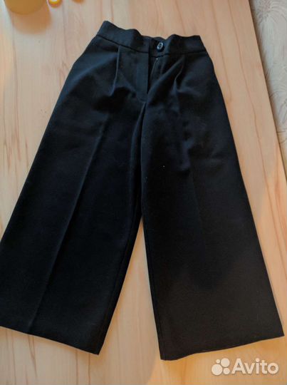 Школьные брюки кюлоты 128 отл сост скайлайк