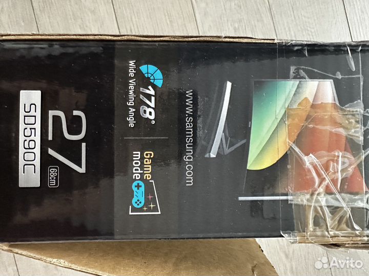 Монитор samsung. 27’, изогнутый. S27D590CS