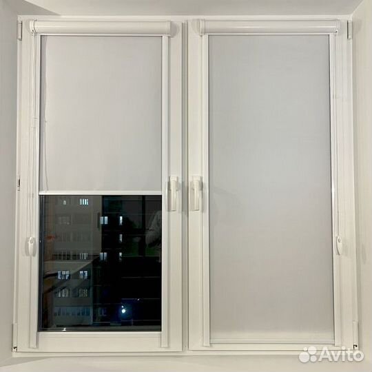 Жалюзи рулонные шторы день ночь