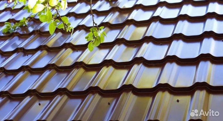 Односкатная металлочерепицы