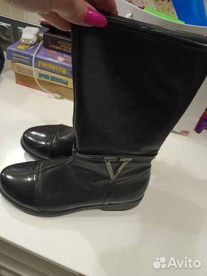 Сапоги на девочку 37 р