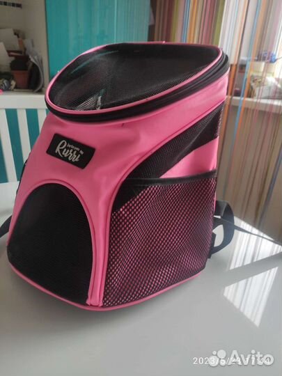 Переноска-рюкзак для кошек и собак мелких пород
