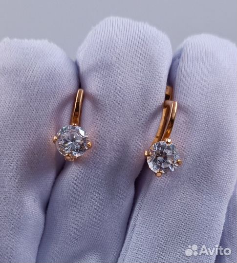 Золотые Серьги 585 пробы. Рассрочка