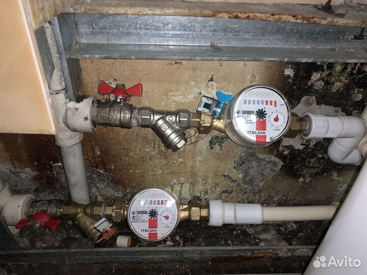 Установка и замена водосчетчиков