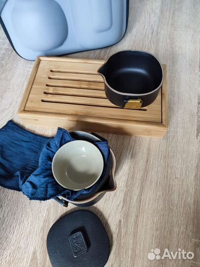 Чайная церемония.гавань.чахай.пиалы черный камень