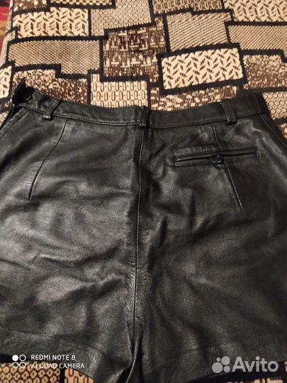 Шорты кожаные женские