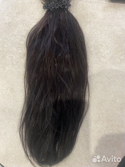 Волосы для наращивания натуральные бу 60-65 см