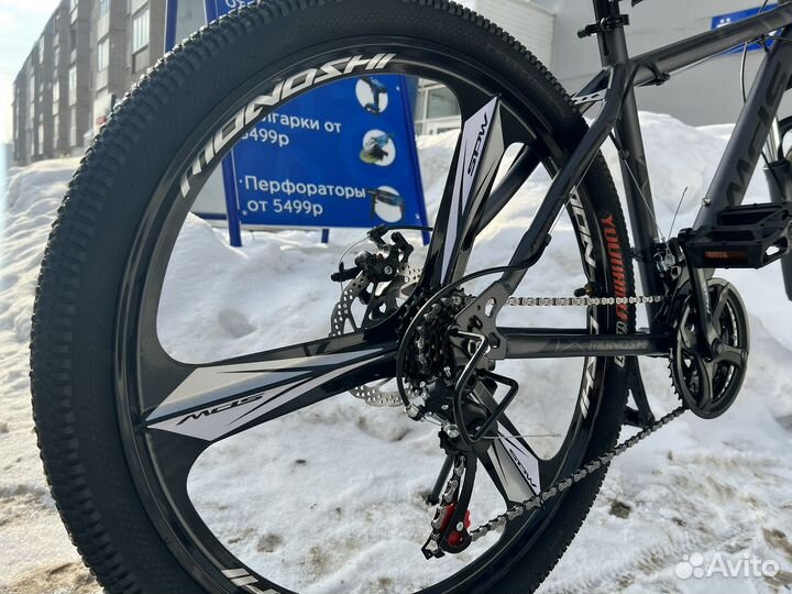 Велосипед на литых дисках