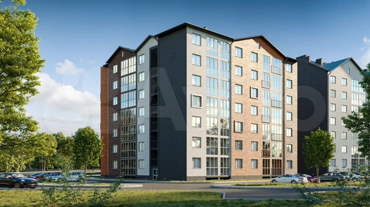 1-к. квартира, 33,3 м², 2/5 эт.