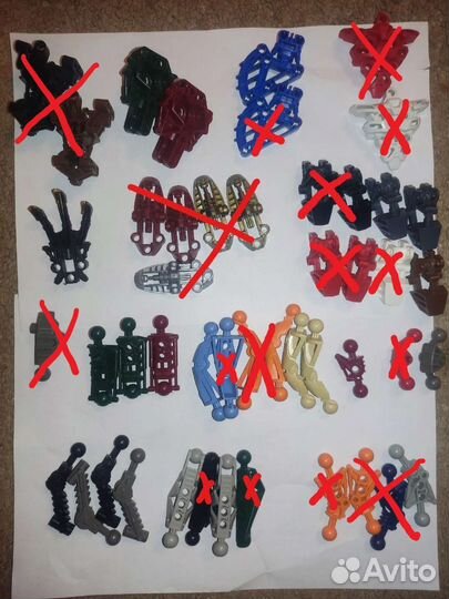 Bionicle запчасти сокеты броня technik