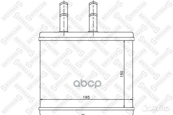 82-05014-SX радиатор печки Chevrolet Aveo/Kalo