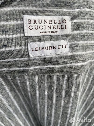 Мужская рубашка Brunello Cucinelli (оригинал) (M)