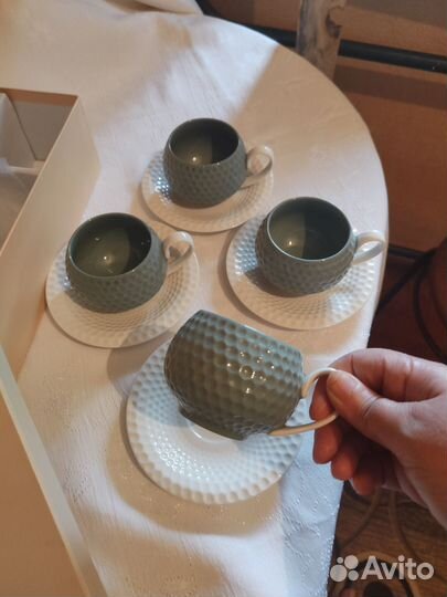 Чашка кофейный и чайный сервис