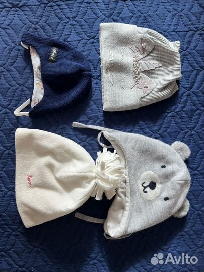 Шапки от 0 до 3х лет