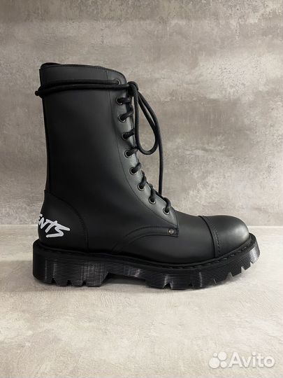 Ботинки Vetements Lace up Leather Boots Оригинал