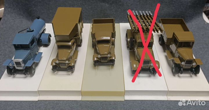 Модели автомобилей зис, газ СССР. Масштаб 1:43