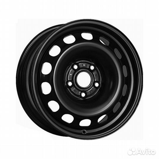 Литые диски 7x17 5x114.3 66.5 ET37 Magnetto 17011 AM Black (HAV)