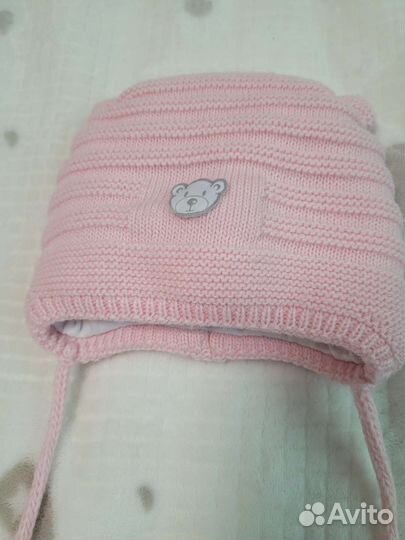 Шапка зимняя для девочки р. 40-42